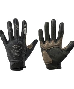 Gants Velo Vtt Long Gist Hero Gravel Noir L (Paire Sur Carte) Compatible Ecran Tactile -5507