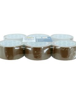 Ruban Adhesif Hpx Emballage Brun 50 mm X 66 M (Pack de 6 Rouleaux)