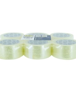 Ruban Adhesif Hpx Emballage Transparent 50 mm X 66 M (Pack de 6 Rouleaux)