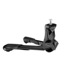 Bequille Velo Double Centrale Ursus Jumbo 26" Pliable Alu Noir (275mm) - Supporte Poids 100Kgs (Livre Sur Carte)