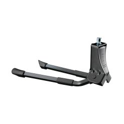 Bequille Velo Double Centrale Ursus Hooper Foot 28"-700C Pliable Alu Noir (300mm) - Supporte Poids 50Kgs (Livre Sur Carte)