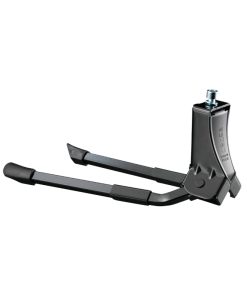 Bequille Velo Double Centrale Ursus Hooper Foot 28"-700C Pliable Alu Noir (300mm) - Supporte Poids 50Kgs (Livre Sur Carte)