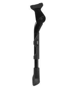 Bequille Velo Laterale Arriere Ursus King Evo Rear 24-28'' Noir Reglable Fixation 2 Vis Sur Base Entraxe 40mm - Supporte 35Kgs (Livre Sur Carte) (Compatible Leader Fox)
