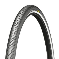 Pneu VTC Urbain 700 X 47 (29 X 1,75) Michelin Protek Max Renfort 5mm Noir TR (47-622) Flanc Reflex Compatible Vae