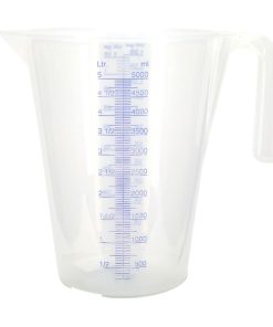 Doseur-Broc Pressol En Polypropylene Gradue Transparent 5L (Vendu A L'Unite)