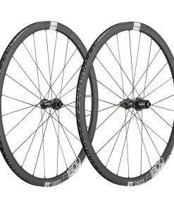 Roues Route Disque 700 Dt Swiss He1800-32 Endurance Centerlock Axe Traversant 12X100 et 142mm Cassette Shimano-SRAM 11-10V Noir Pneu 25-32mm (Hauteur Jante 32mm)