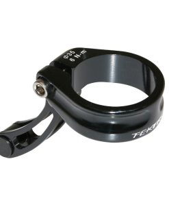 Collier Serrage Tige de Selle Avec Arret de Gaine Diam. 35mm Alu Noir Pour Cyclo-Cross