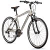 Velo Musculaire VTC 28 Leader Fox Away Homme Argent Mat 7V Cadre 20,5 Pouces (Taille Adulte 183 À 190 Cm)