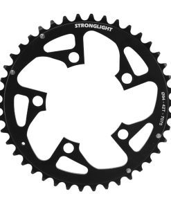 Plateau VTT 5 Branches D.94 Stronglight Triple 42 Dents Noir Exterieur Alu 7075 8-9V.