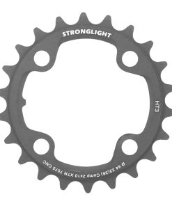 Plateau VTT 4 Branches D.64 Pour Shimano Xtr M980 Stronglight Ht3 Double 22 Dents Interieur Noir (Pour Exterieur 36 Dents) Non Filete 10V.