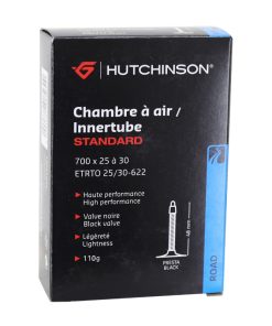 Chambre a Air Velo 700 X 25-30 Hutchinson Valve Presta Noir 48mm