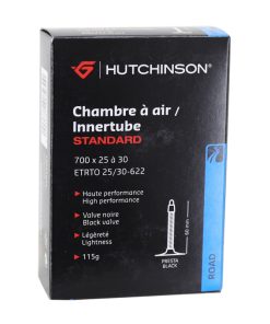 Chambre a Air Velo 700 X 25-30 Hutchinson Valve Presta Noir 60mm