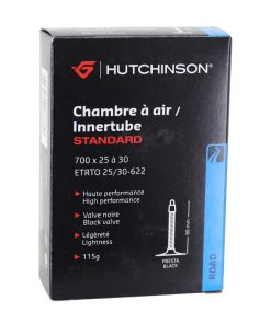 Chambre a Air Velo 700 X 25-30 Hutchinson Valve Presta Noir 80mm