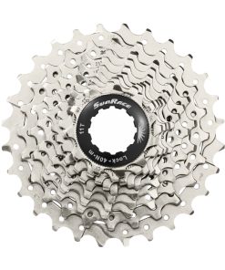 Cassette 10V. Sunrace Rs1 11-25 Route Pour Shimano (Niveau 105) Metallic Argent (Livre En Boite) (11-12-13-14-15-17-19-21-23-25) (1 Bloc + Pignons)