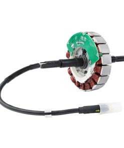 Stator Pour Moteur Roue Arriere Bafang 36V-250W Argent Entraxe 130mm Compatible Pour 26"-28' Compatible Leader Fox et Autres