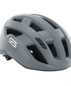 Casque Velo Adulte Ges Route-Gravel X-Way Gris Metal In-Mold Taille 54-58 Fit-System (Vendu En Boite)