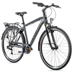 Velo Musculaire City Bike 28 Leader Fox Ferrara Homme Gris 8V (20,5'' - H53Cm - Taille Xl - Pour Adulte de 183Cm À 190Cm)