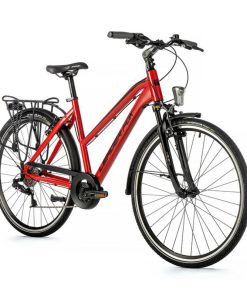 Velo Musculaire City Bike 28 Leader Fox Ferrara Femme Rouge Ducati 8V Cadre 16,5 Pouces (Taille Adulte 160 À 168 Cm)