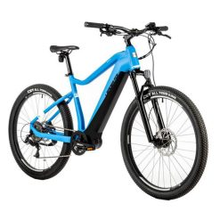 Velo Electrique-Vae VTT 27,5 Leader Fox Swan Homme Bleu 9V Moteur Central Bafang M300 36V 80Nm Batterie 15Ah (Taille Cadre 16'' - H42Cm - S - Pour Adulte de 158Cm À 168Cm)