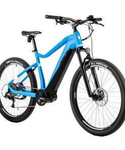 Velo Electrique-Vae VTT 27,5 Leader Fox Swan Homme Bleu 9V Moteur Central Bafang M300 36V 80Nm Batterie 15Ah (Taille Cadre 17,5'' - H45Cm - M - Pour Adulte de 168Cm À 178Cm)