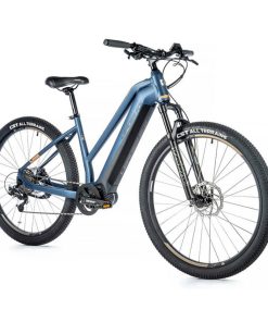Velo Electrique-Vae VTT 29 Leader Fox Swan Femme Bleu Mat 9V Moteur Central Bafang M300 36V 80Nm Batterie 15Ah (16,5'' - H43Cm - Taille S - Pour Adulte de 158Cm À 168Cm)