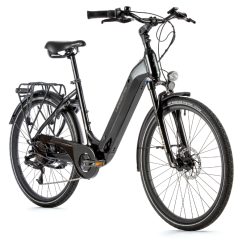 Velo Electrique-Vae City 26 Leader Fox Lotus Mixte Noir 7V Moteur Roue Ar Bafang 36V 45Nm Batterie 15Ah (18'' - H46Cm - Taille M - Pour Adulte de 168Cm À 178Cm)