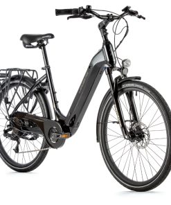 Velo Electrique-Vae City 26 Leader Fox Lotus Mixte Noir 7V Moteur Roue Ar Bafang 36V 45Nm Batterie 15Ah (18'' - H46Cm - Taille M - Pour Adulte de 168Cm À 178Cm)