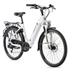 Velo Electrique-Vae City 26 Leader Fox Lotus Mixte Blanc 7V Moteur Roue Ar Bafang 36V 45Nm Batterie 15Ah (20'' - H52Cm - Taille L - Pour Adulte de 178Cm À 185Cm)