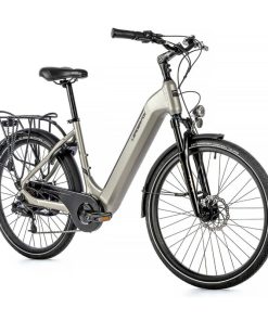 Velo Electrique-Vae City 26 Leader Fox Lotus Mixte Argent 7V Moteur Roue Ar Bafang 36V 45Nm Batterie 15Ah (20'' - H52Cm - Taille L - Pour Adulte de 178Cm À 185Cm)