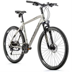 Velo Musculaire VTC 28 Leader Fox Sumava Homme Argent Mat 9V Cadre 17,5 Pouces (Taille Adulte 165 À 173 Cm)