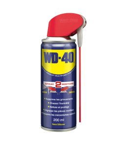 Lubrifiant Wd-40 Multifonction Double Position (Aerosol 200 Ml)