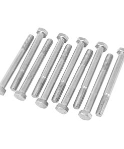 Vis Tete Hexagonale M8 X 80 mm Acier Zingue (Sachet de 10 Pieces) -Selection Gravity-