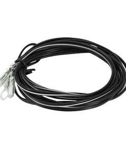 Fil - Cable Electrique Velo Noir Double (Avec 2 Fils) 2.50M (Vendu Au Sachet)