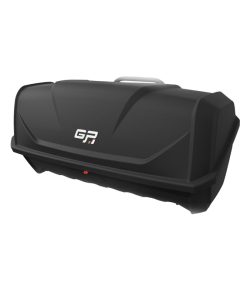 Coffre de Rangement Gp Box Fixation Sur Porte Velo Plateforme Peruzzo Pure Instinct - Parma - Zephyr - Siena - Poids Maxi 45 Kg Volume 340L et Dimensions 130 X 63 X 60 Cm