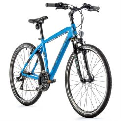Velo Musculaire VTC 28 Leader Fox Away Homme Bleu Mat 7V Cadre 22,5 Pouces (Taille Adulte 190 Cm À Plus)