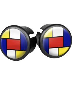 Bouchon de Cintre Guidon Route Velox Doming Mondrian (Sur Carte Par 2)