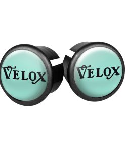 Bouchon de Cintre Guidon Route Velox Doming Vert Bianchi Velox (Sur Carte Par 2)