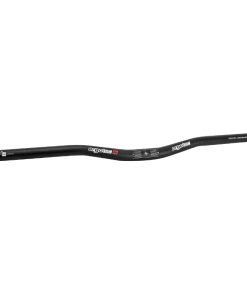 Cintre Guidon VTT Demi Releve Ergotec Low Riser Alu Noir Diam 25,4mm L 640mm Releve 20mm (Homologue Niveau 6)
