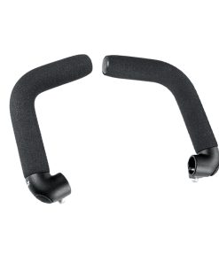 Embout de Cintre Guidon Ergotec Touring Alu Noir Rotation 360° (Paire)