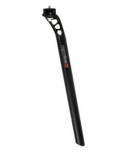 Tige de Selle Route-VTT Ergotec Hook Evolution Aluminium Noir Diam 31.6 mm L 400 mm Recul 15 mm (Homologue Niveau 6)