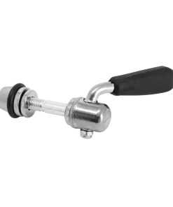 Blocage Rapide de Selle Ergotec Acier Noir-Chrome M8 X 50mm (Vendu A L Unite)