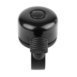 Sonnette Ping Gravity Essential Aluminium Noir 34mm Pour Cintre Guidon 22,2mm (Vendu A L'Unite)