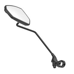 Retroviseur Velo Gauche Ergotec M-77 Lv Plastique-Acier Noir (Miroir 120 X 80 X 55 mm)