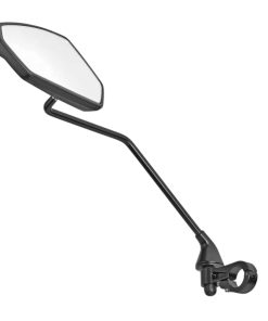 Retroviseur Velo Gauche Ergotec M-77 Lv Plastique-Acier Noir (Miroir 120 X 80 X 55 mm)