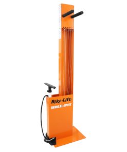 Station Bike Lift Bike Pit SOS Repair à Fixer au Sol en Extérieur devant Magasin ou Local Public