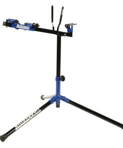 Pied de Montage-Reparation Velo Reglable-Pliable Rotation 360° H 84-100 Cm 120X105 Cm (Inclus Adaptateur) -Bicisupport-
