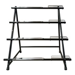 Presentoir de Magasin 4 Velos Sur 4 Niveaux Noir -Bicisupport-