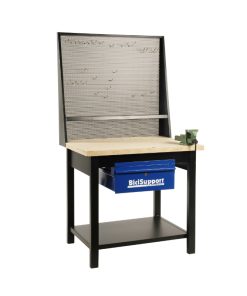 Etabli D'Atelier Professionnel 1M (Etagere Metal Avec Crochet Pour Outil, Tiroir ,Etau) -Bicisupport-