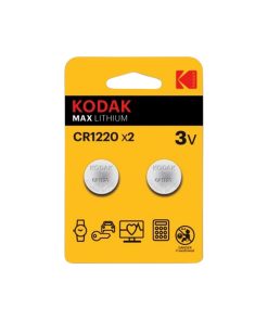Pile Bouton Cr1220 Kodak Lithium 3V (Vendu Par 2)