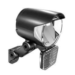 Eclairage Velo Vae - E-Bike Herrmans Mr4 120 Lumens Noir Avant Sur Fourche et Potence (Livre Avec Patte) 6-12V (Faible Amperage Au Demarrage) - Vendu En Boite
